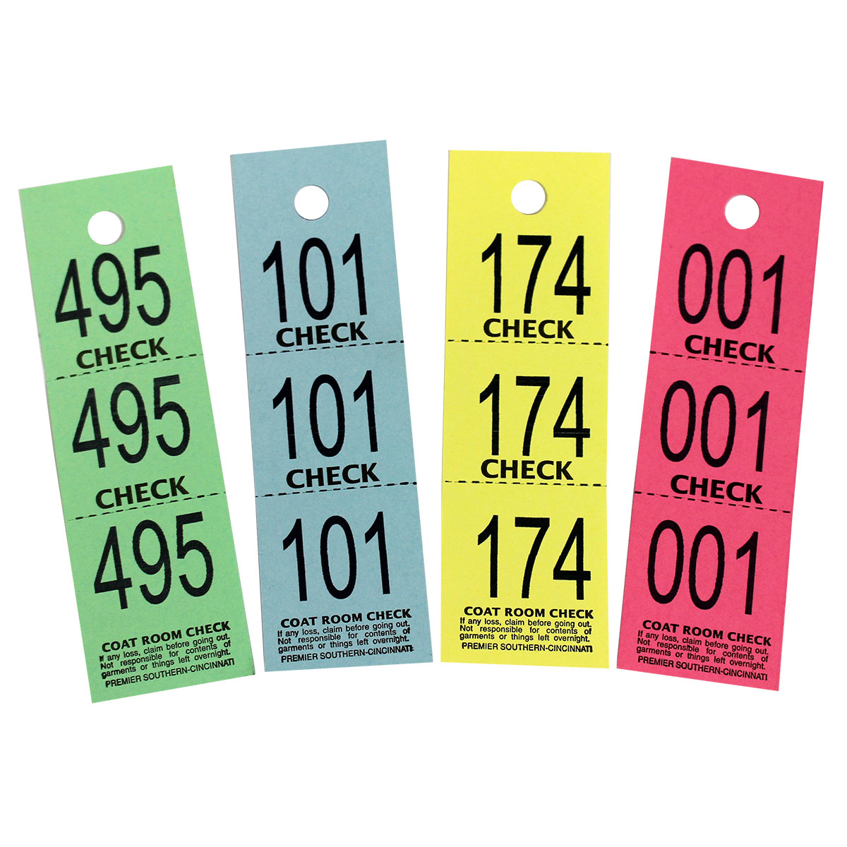 Coat Tags Per 100